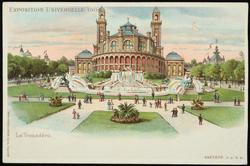EXPOSITION UNIVERSELLE 1900. Le Trocadéro.

