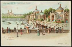 EXPOSITION UNIVERSELLE 1900. Rive droite de la Seine.


