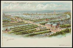 EXPOSITION UNIVERSELLE 1900. Vue generale. 

