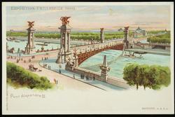EXPOSITION UNIVERSELLE 1900. Pont Alexandre III.

