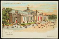 EXPOSITION UNIVERSELLE 1900. Le grand Palais. (champs Elysés.)

