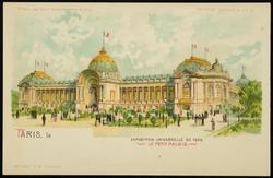 PARIS, le EXPOSITION UNIVERSELLE DE 1900. 
LE PETIT PALAIS.
