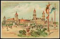 HOLD CARD TO LIGHT.  OFFICIAL SOUVENIR WORLD'S FAIR - ST. LOUIS 1904. 
Palace of Machinery.
