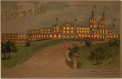 HOLD CARD TO LIGHT.  THE INSIDE INN  THE ONLY HOTEL WITHIN THE GROUNDS OF THE WORLD'S FAIR. 

