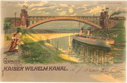 GRUSS vom KAISER WILHELM KANAL.

