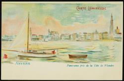 ANVERS Panorama pris de la Tête de Flandre

