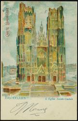 BRUXELLES L'Eglise Sainte-Gudule

