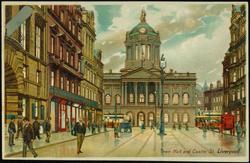 Town Hall and Castle St. Liverpool.

