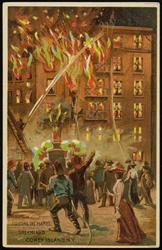 FIGHTING THE FLAMES, DREAMLAND, CONEY ISLAND, N.Y.

