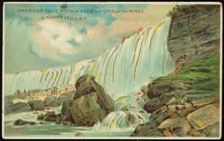 AMERICAN FALLS, ROCK OF AGES AND CAVE OF THE WINDS, NIAGARA FALLS, N.Y.

