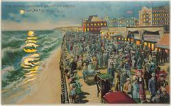 THE BOARD WALK AND BRIGHTON CASINO, ATLANTIC CITY, N.J.

