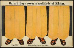 Oxford Bags cover a multitude of S(h)ins.
