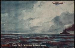 PUZZLE - FIND THE GERMAN SUBMARINE
