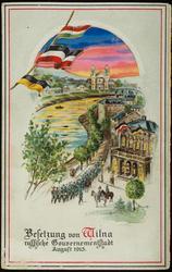Besetzung von Wilna russische Gouvernementstadt August 1915.
