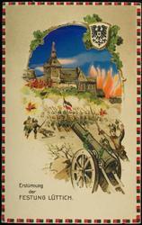 Erstürmung der FESTUNG LÜTTICH.
