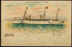GRUSS  S.M. Yacht "Hohenzollern."
