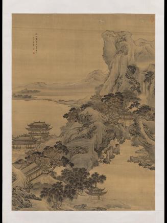 An imagined view of the E-pang Palace