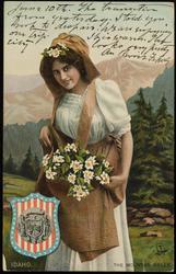 IDAHO. THE MOUNTAIN BELLE.
