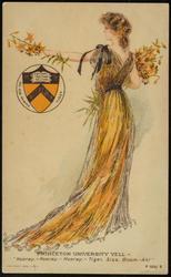 PRINCETON UNIVERSITY YELL - 
"Hooray, - Hooray, - Hooray, - Tiger, Siss, Boom - Ah!"