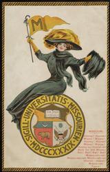 MISSOURI. 
Hooray! Hoorah! Mizzou! Mizzou! Hooray! Hoorah! Mizzou! Mizzou! 
Hooray-ay! Hoorah-ah! Bully for Old Mizzou! Rah! Rah! Rah! Rah! 
Missou-rah-rah! Missou-rah-rah! Missou-rah-rah! Hoorah! Hoorah! 
Missou-rah. Tigers!