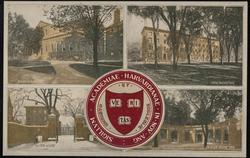SIGILLUM ACADEMIAE HARVARDIANAE IN NOV ANG. 
HARVARD - HOLWORTHY - MYER GATE - CLASS GATE '88