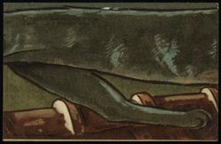 This picture does look very strange, I guess it is a mountain range. [3of5] 

