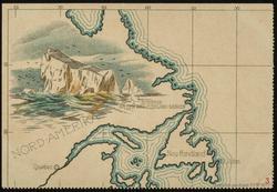 Travel routes on perforated map cards of the REICHSPOST DAMPFER. No.3

