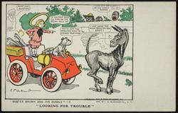 "BUSTER BROWN AND HIS BUBBLE" - 4 
"LOOKING FOR TROUBLE"
