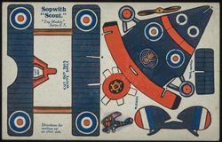 Sopwith "Scout."  "Toy Models." Series E7. 


