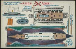 R.M.S.P. LINER. Toy Models. Series E.17. 

