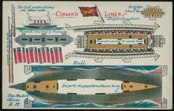 CUNARD LINER.  Toy Models. Series E.17. 

