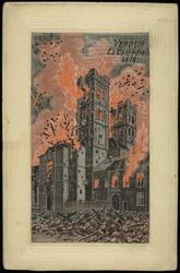 VERDUN La Cathédrale 1916
