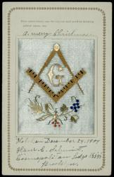 "G" 
This embroidery can be cut out and used in making pillow cases, etc.