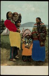 American Indian family.
