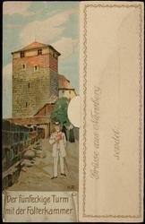 Der fünfeckige Turm mit der Folterkammer
