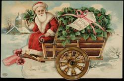 Christmas Greetings - mechanical card.
