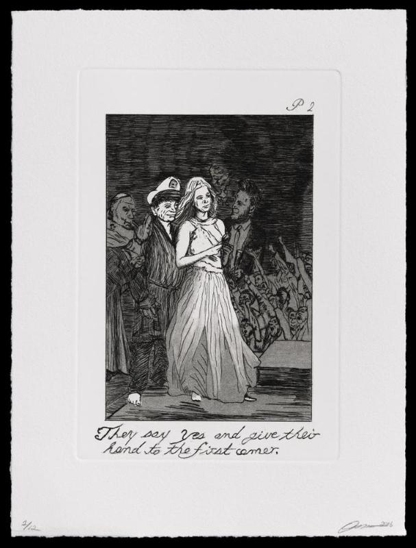 The Caprichos 2: The say yes and give their hand to the first comer.