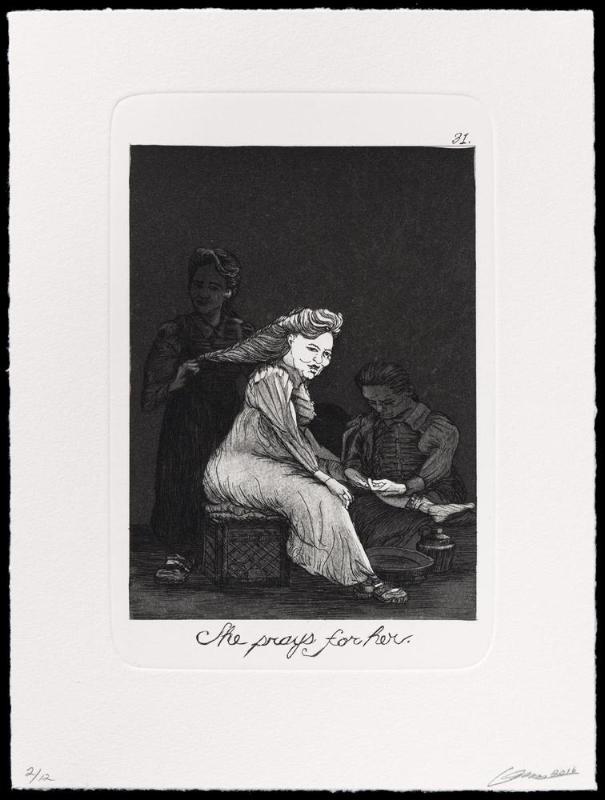 The Caprichos 31: She Prays for Her