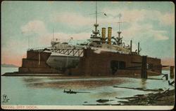 NAVAL DRY DOCK.
