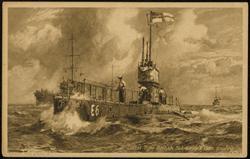 Latest Type British Submarine "E" Class, scouting.