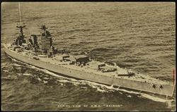 AERIAL VIEW OF H.M.S. "NELSON"