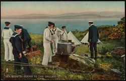 SEA SCOUTS - COOKS TO THE GALLEY.