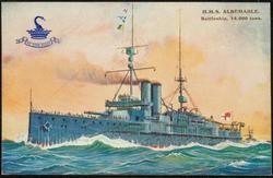H.M.S. ALBEMARLE. 
Battleship, 14,000 tons.