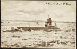 A Submarine of the "C" Class.
