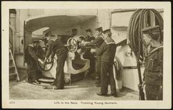 4273 Life in the Navy. Training Young Gunners.
