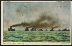 THE GRAND FLEET UNDER WAY
