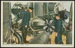 INSERTING TORPEDO IN FIRING TUBE