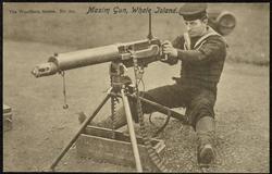 Maxim Gun, Whale Island.
