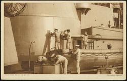 HANDYMEN PAINTING SHIPS. 

