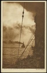 A BATTLE CRUISER ASTERN OF H.M.S. LION.
